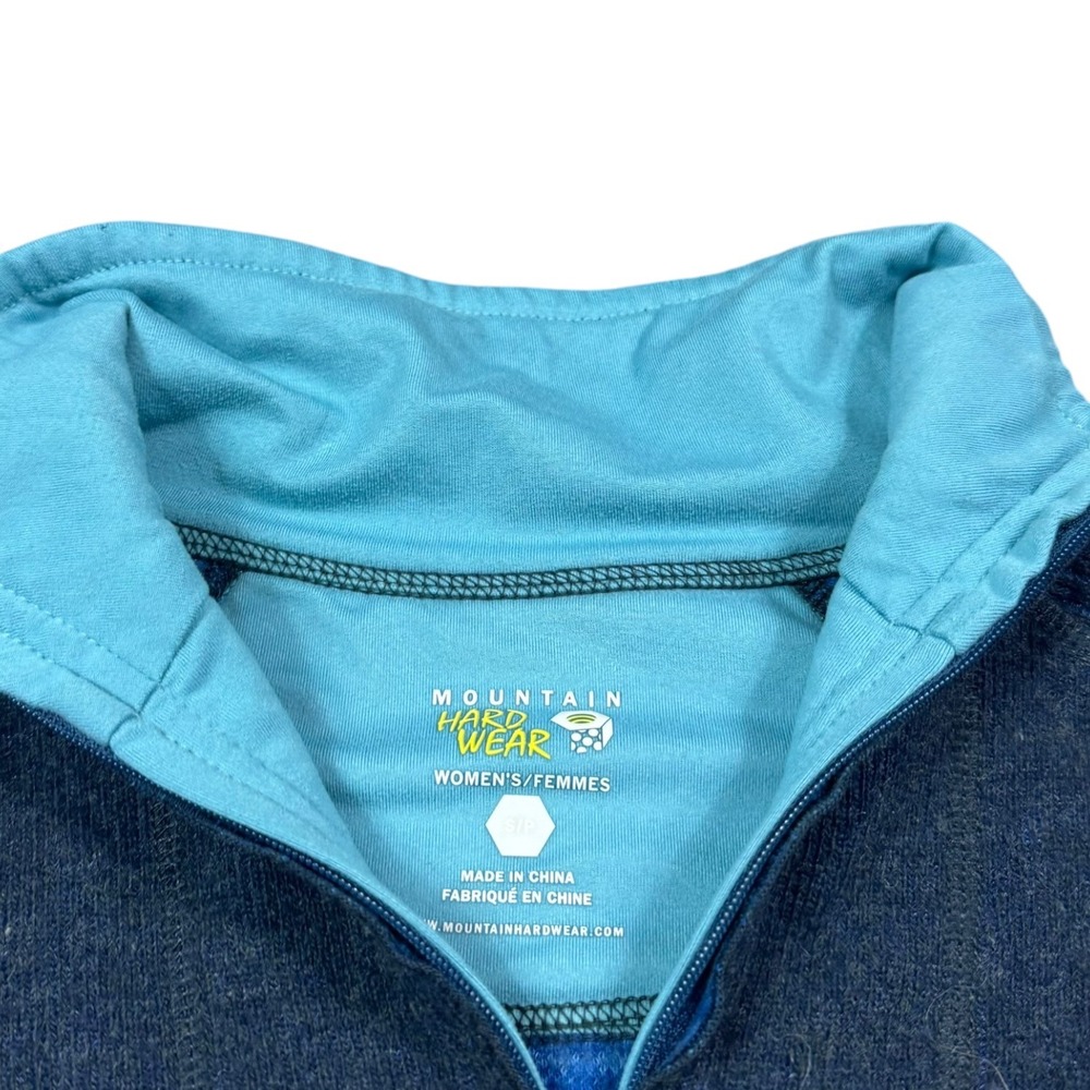Mountain Hardwear Wool Blend Hiking Full Zip Jacket Women's Petite‎ Small - Picture 4 of 8